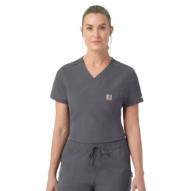 Rugged Flex Fld-scrubtop voor dames om in de broek te stoppen