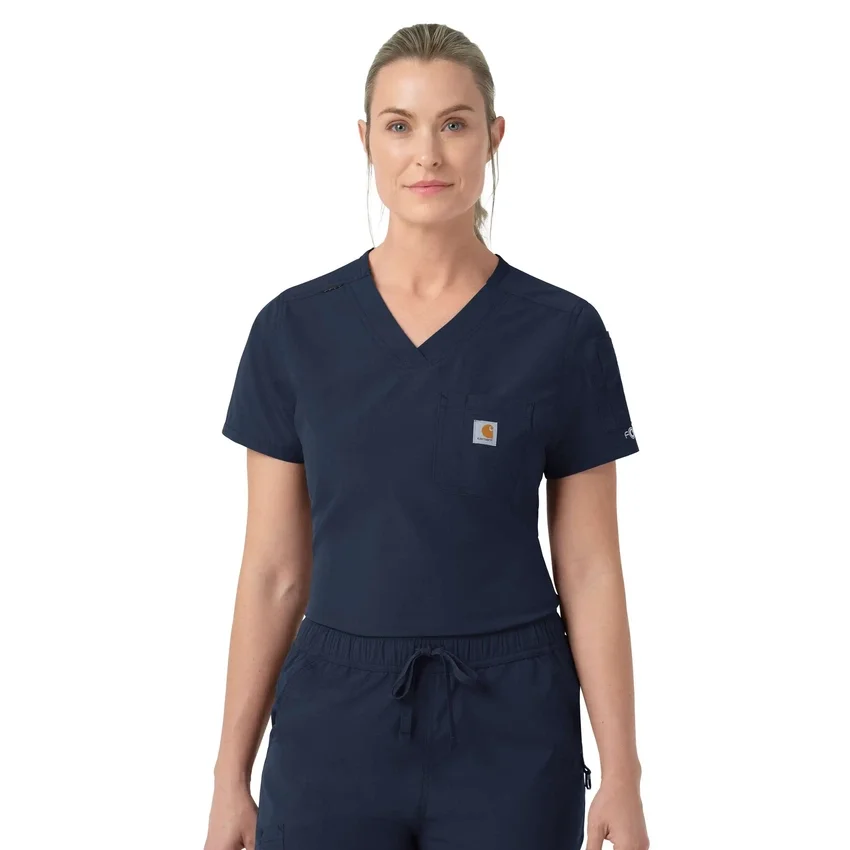 Rugged Flex Fld-scrubtop voor dames om in de broek te stoppen