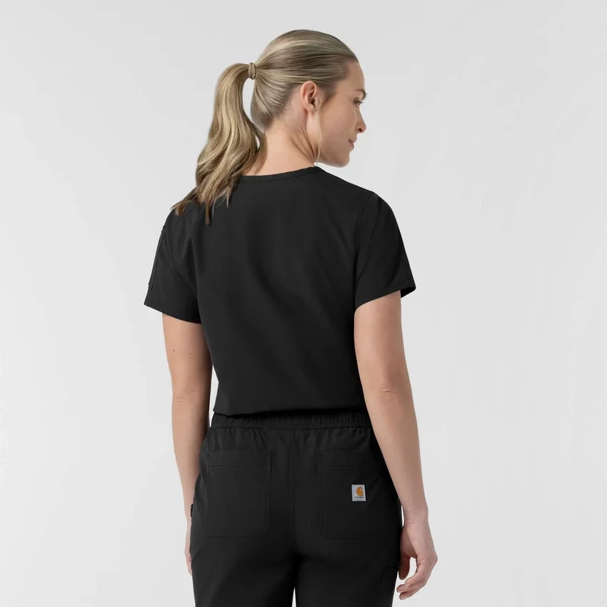 Rugged Flex Fld-scrubtop voor dames om in de broek te stoppen