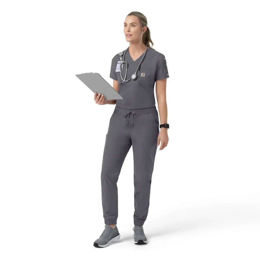 Rugged Flex Fld-scrubtop voor dames om in de broek te stoppen