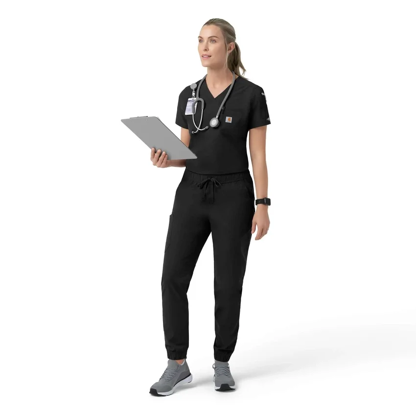 Rugged Flex Fld-scrubtop voor dames om in de broek te stoppen