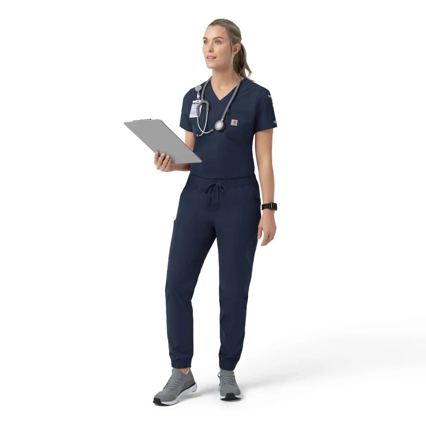 Rugged Flex Fld-scrubtop voor dames om in de broek te stoppen
