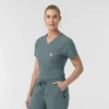 Rugged Flex Fld-scrubtop voor dames om in de broek te stoppen