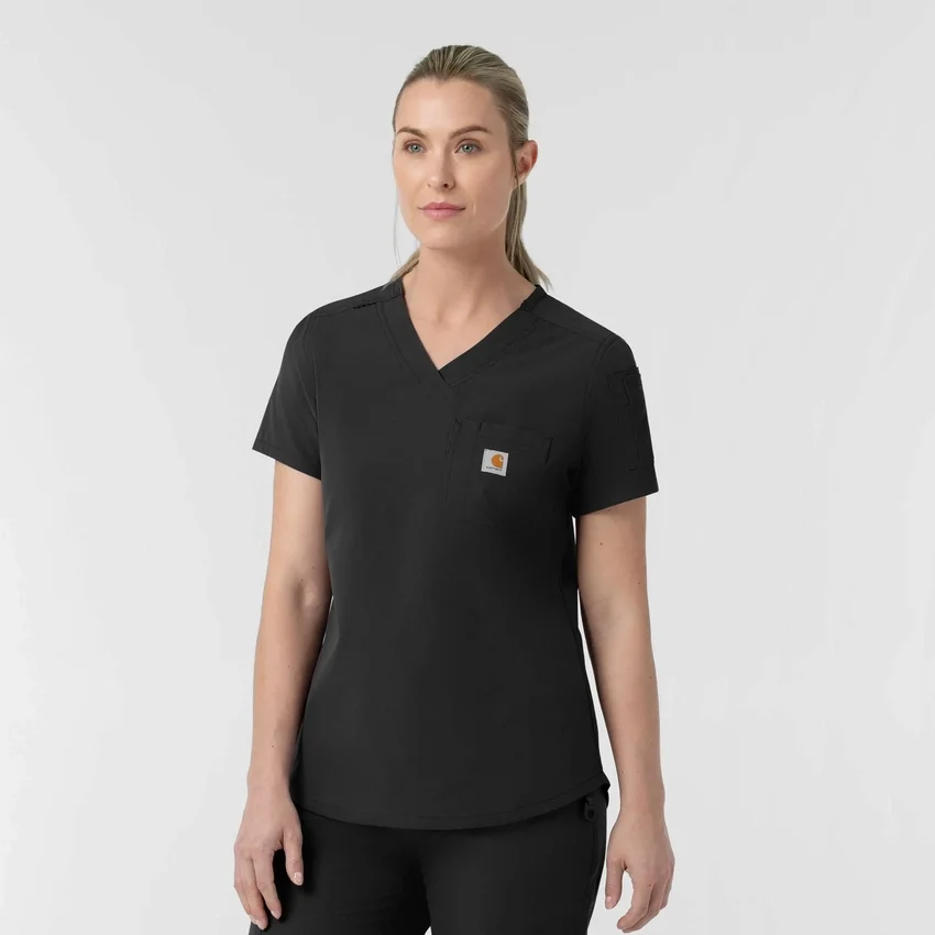 Rugged Flex Fld-scrubtop voor dames om in de broek te stoppen
