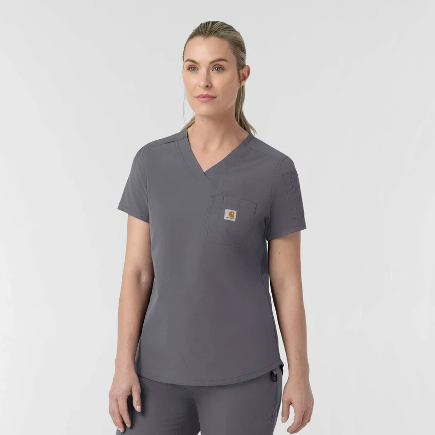 Rugged Flex Fld-scrubtop voor dames om in de broek te stoppen