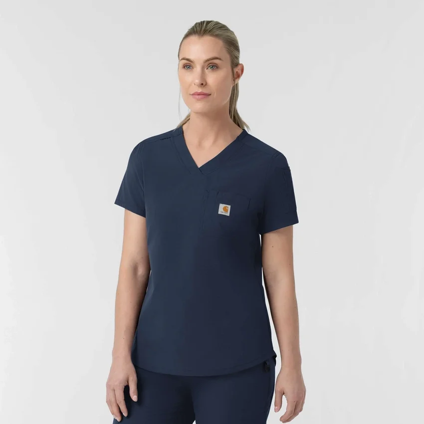Rugged Flex Fld-scrubtop voor dames om in de broek te stoppen