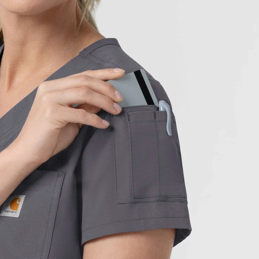 Rugged Flex Fld-scrubtop voor dames om in de broek te stoppen