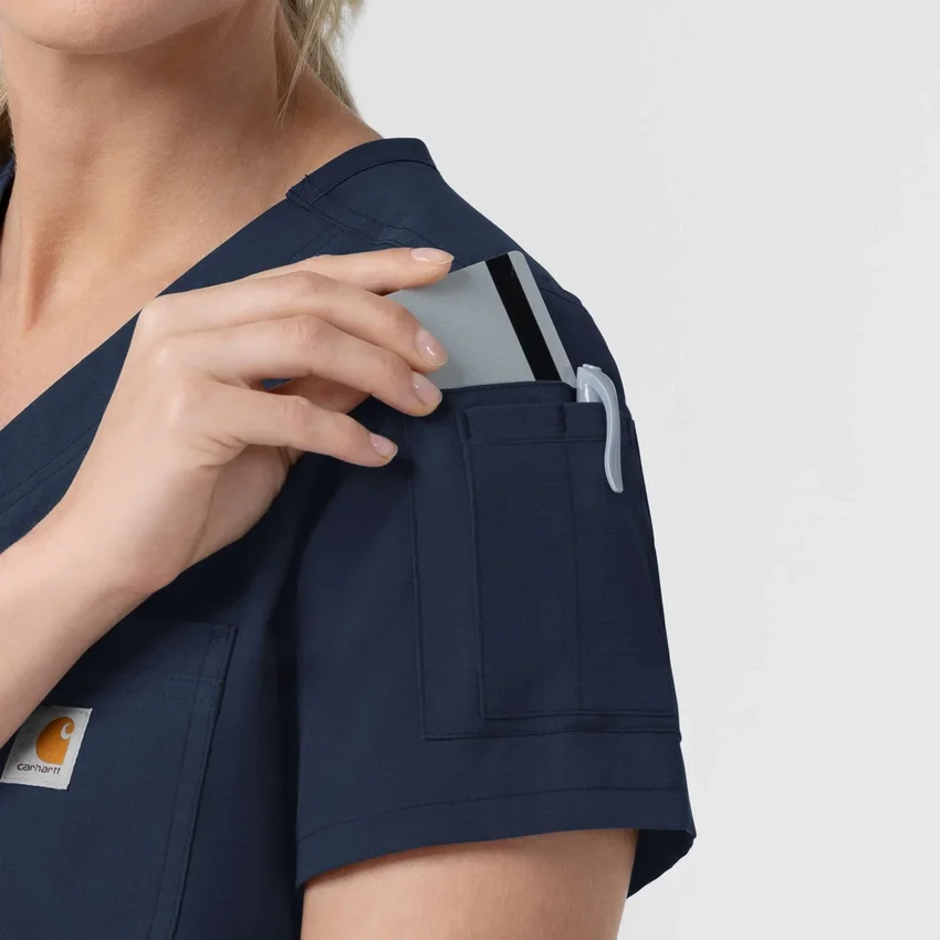 Rugged Flex Fld-scrubtop voor dames om in de broek te stoppen