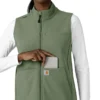 Rugged Flex® gelamineerd fleece-werkvest voor dames