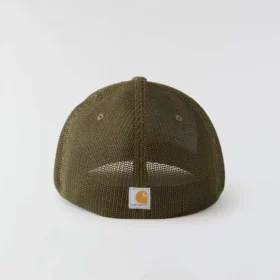 Rugged Flex™ getailleerde canvas pet met mesh-achterkant en logo-afbeelding