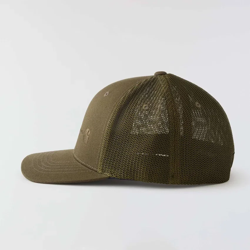 Rugged Flex™ getailleerde canvas pet met mesh-achterkant en logo-afbeelding