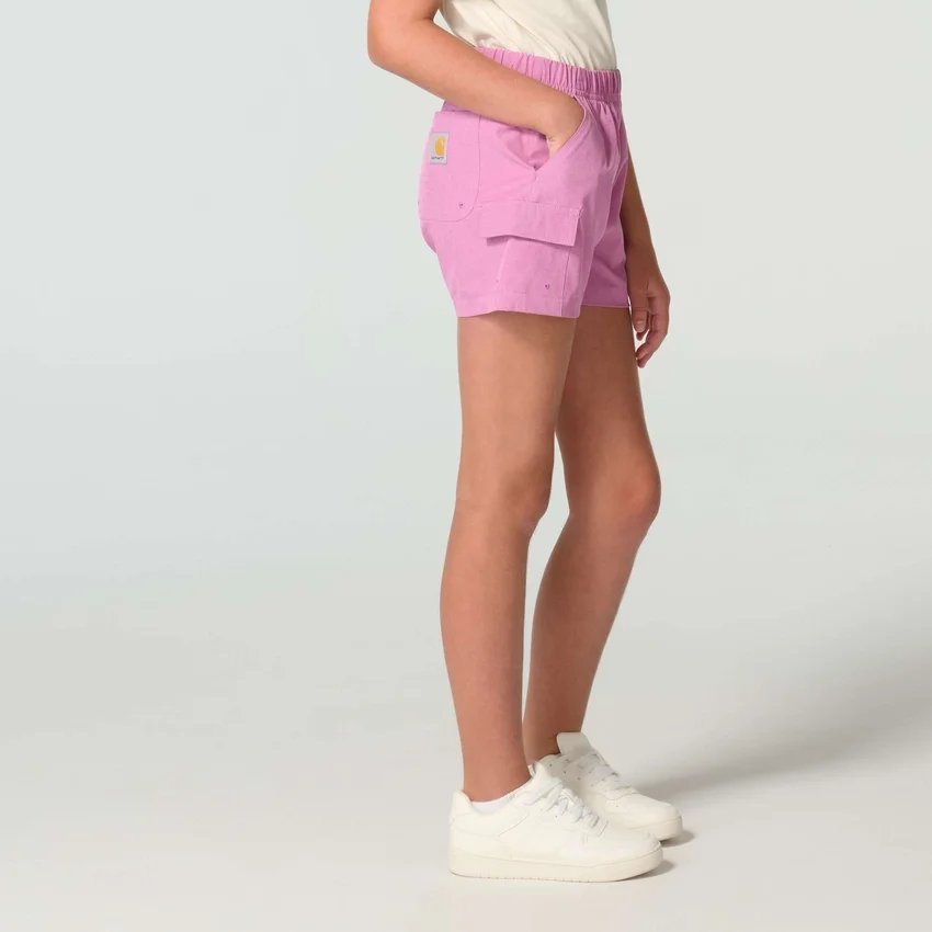Rugged Flex® geweven camouflage-short met elastische tailleband voor meisjes (kind/jeugd)