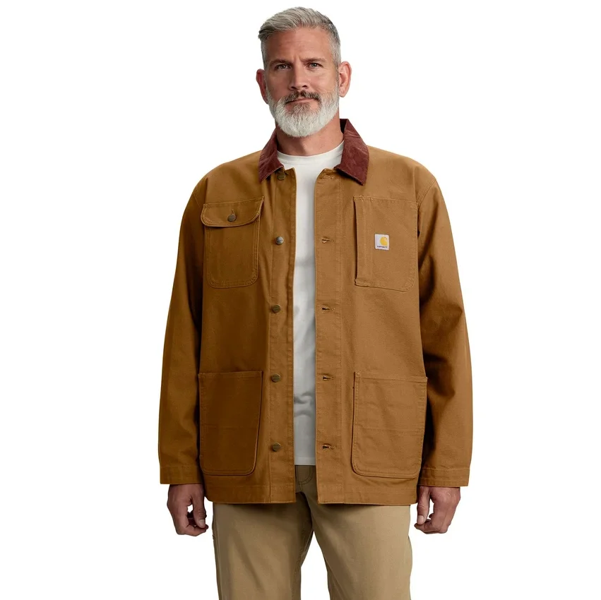 Rugged Flex heren Chore Coat met losse pasvorm van stretch katoen-duck
