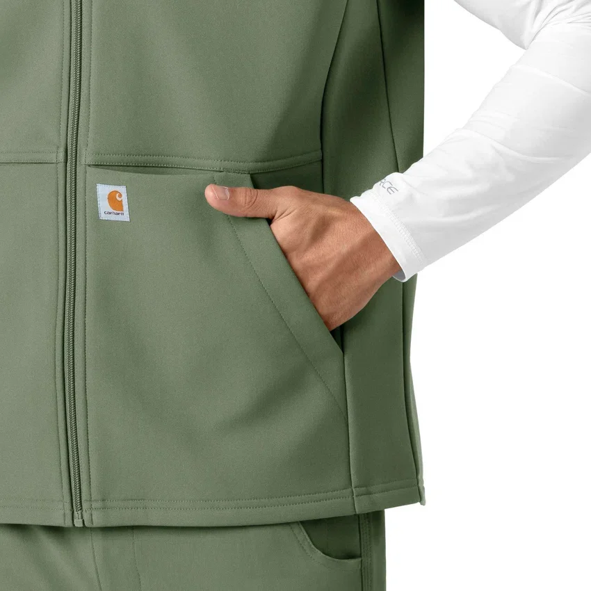 Rugged Flex® herenvest van gebonden fleece