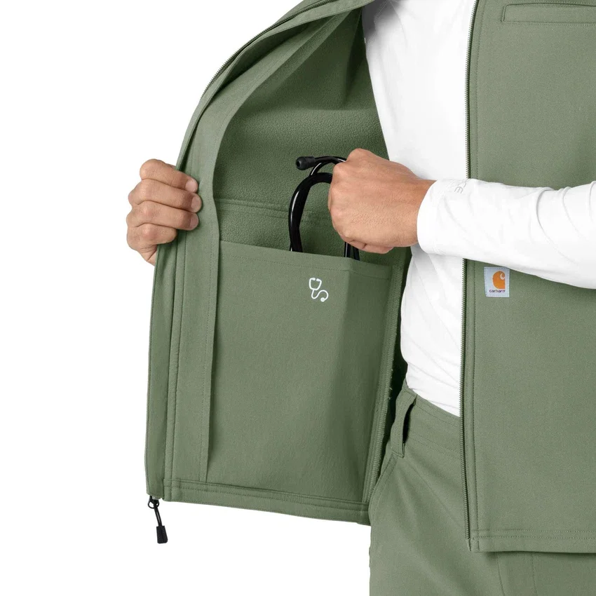 Rugged Flex® herenvest van gebonden fleece