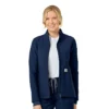 Rugged Flex® Peak gebonden fleece-scrubjas voor dames