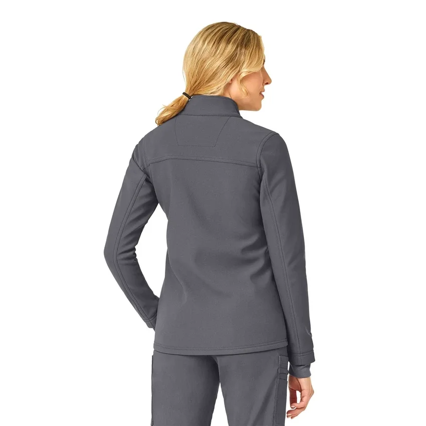 Rugged Flex® Peak gebonden fleece-scrubjas voor dames