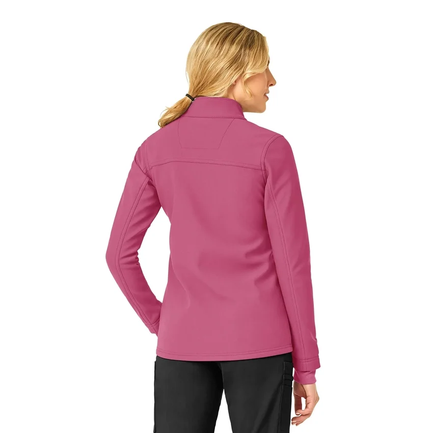 Rugged Flex® Peak gebonden fleece-scrubjas voor dames