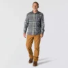 Rugged Flex™ Relaxed Fit middelzwaar flanellen geruit overhemd met lange armstukken
