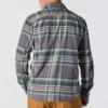 Rugged Flex™ Relaxed Fit middelzwaar flanellen geruit overhemd met lange armstukken