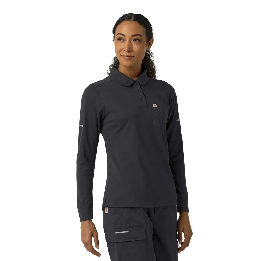 Rugged Flex® Rscu Heavyweight poloshirt met armstukken voor dames