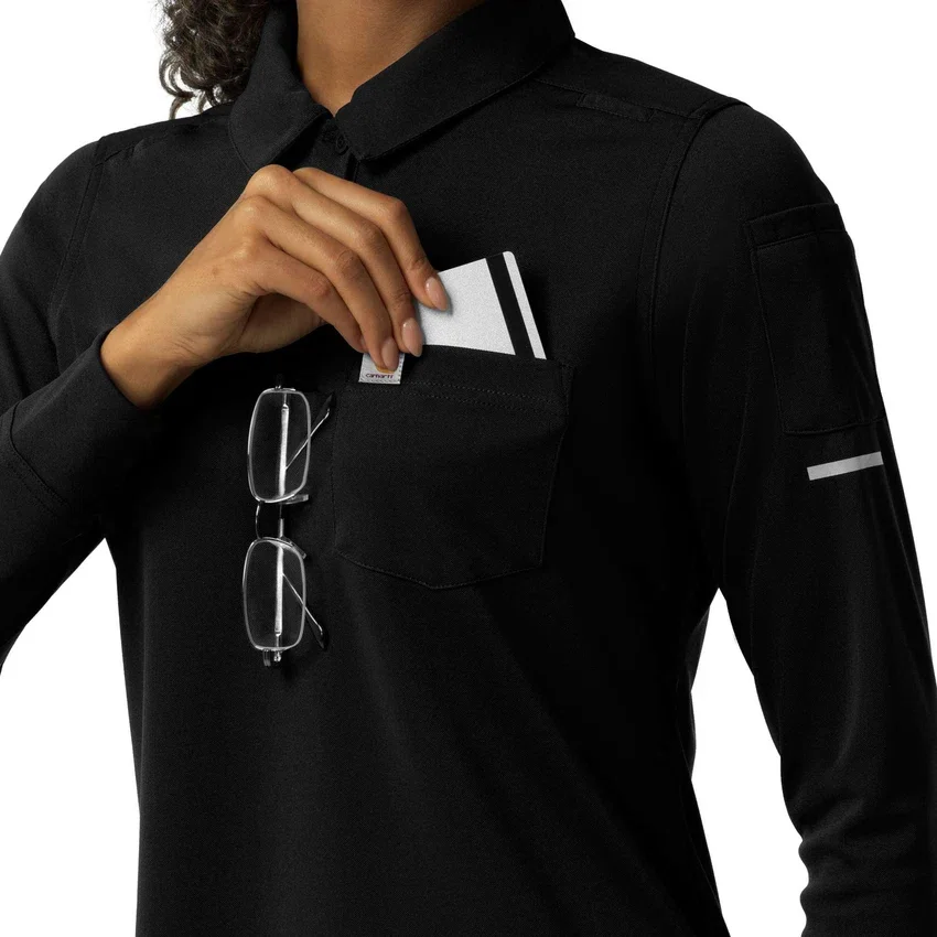 Rugged Flex® Rscu Heavyweight poloshirt met armstukken voor dames
