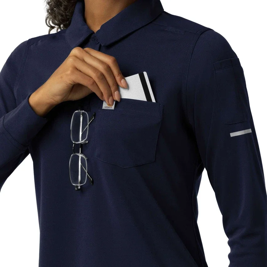 Rugged Flex® Rscu Heavyweight poloshirt met armstukken voor dames