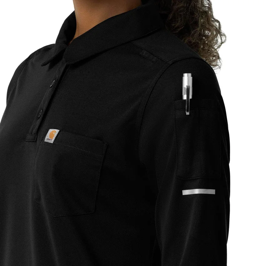 Rugged Flex® Rscu Heavyweight poloshirt met armstukken voor dames