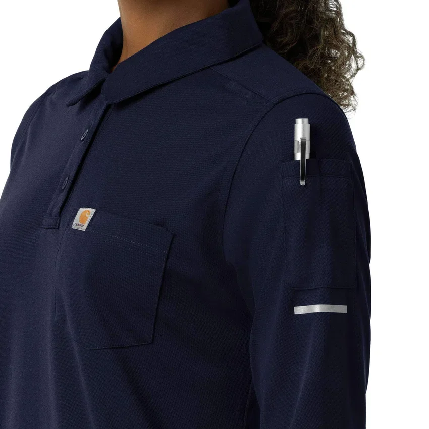 Rugged Flex® Rscu Heavyweight poloshirt met armstukken voor dames