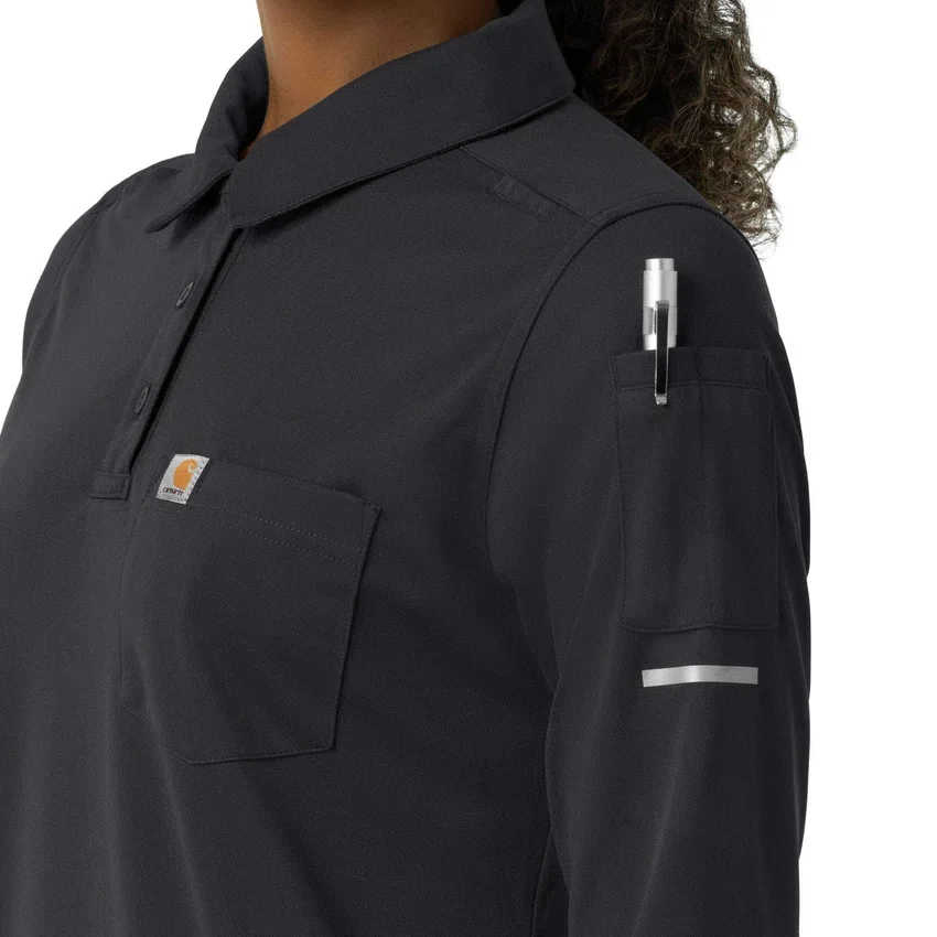 Rugged Flex® Rscu Heavyweight poloshirt met armstukken voor dames