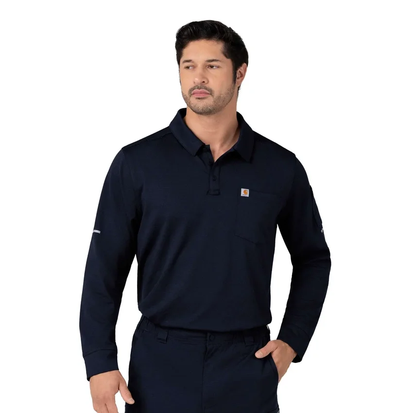 Rugged Flex® Rscu zware poloshirt met lange armstukken