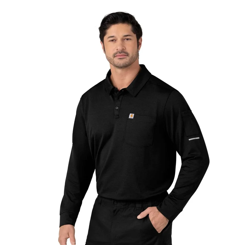 Rugged Flex® Rscu zware poloshirt met lange armstukken