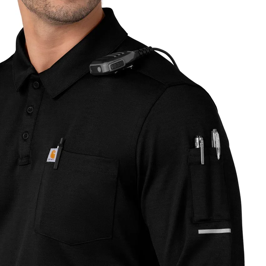 Rugged Flex® Rscu zware poloshirt met lange armstukken