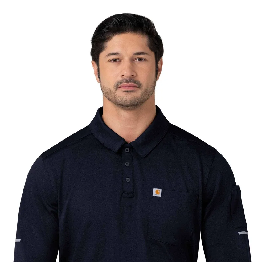 Rugged Flex® Rscu zware poloshirt met lange armstukken