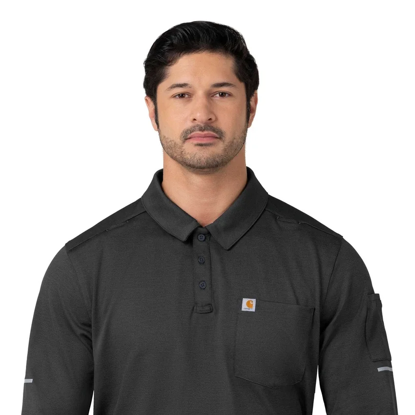 Rugged Flex® Rscu zware poloshirt met lange armstukken