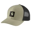Rugged Flex™ twill truckerpet met mesh-achterkant en logopatch