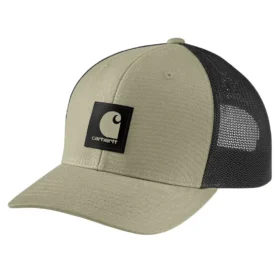 Rugged Flex™ twill truckerpet met mesh-achterkant en logopatch