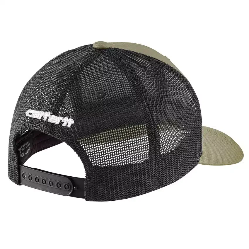 Rugged Flex™ twill truckerpet met mesh-achterkant en logopatch