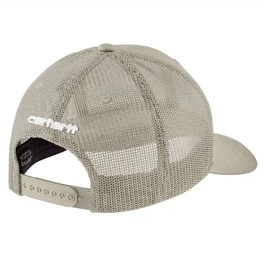 Rugged Flex™ twill truckerpet met mesh-achterkant en logopatch