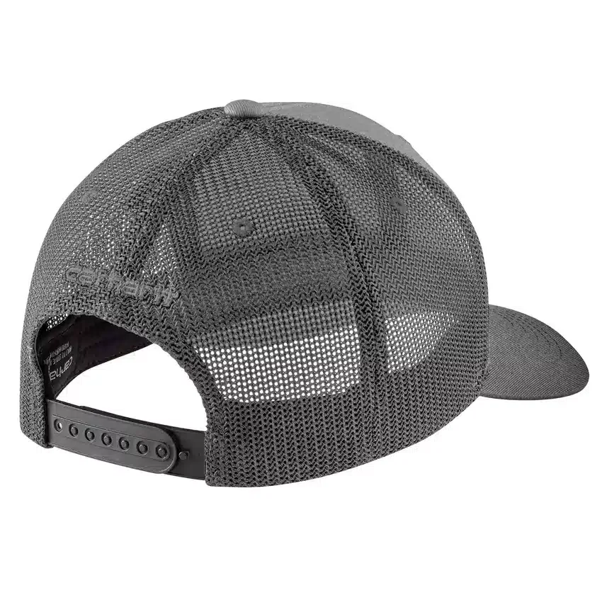 Rugged Flex™ twill truckerpet met mesh-achterkant en logopatch