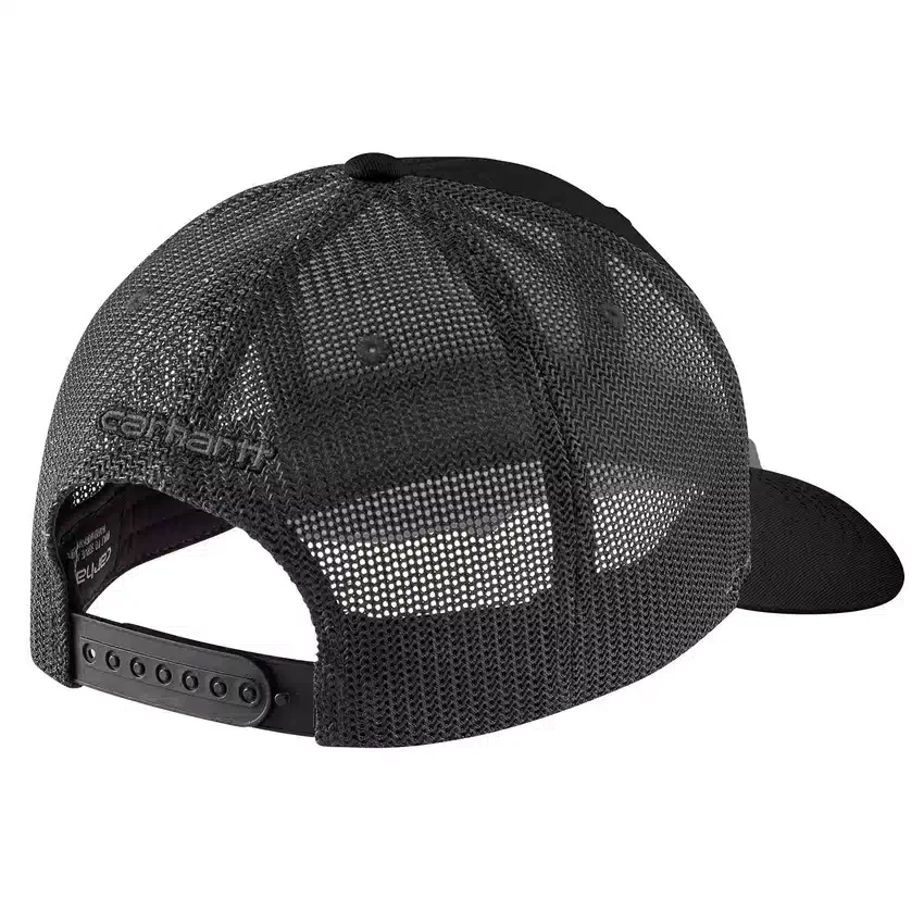 Rugged Flex™ twill truckerpet met mesh-achterkant en logopatch