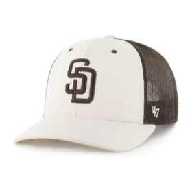 San Diego Padres '47 ongeverfde trucker