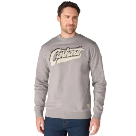 Sawyer Graphic Script-Sweatshirt met ronde hals voor heren