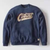 Sawyer Graphic Script-Sweatshirt met ronde hals voor heren
