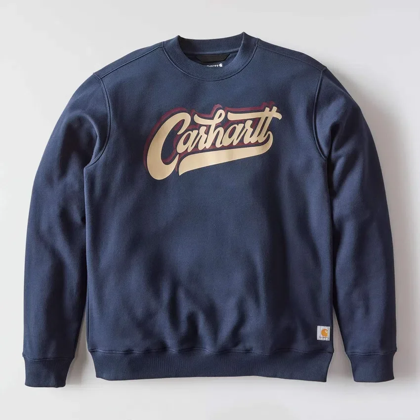 Sawyer Graphic Script-Sweatshirt met ronde hals voor heren