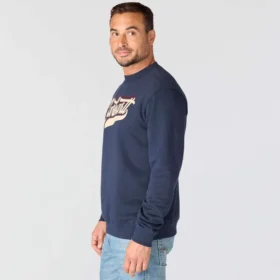 Sawyer Graphic Script-Sweatshirt met ronde hals voor heren