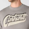 Sawyer Graphic Script-Sweatshirt met ronde hals voor heren