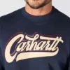 Sawyer Graphic Script-Sweatshirt met ronde hals voor heren