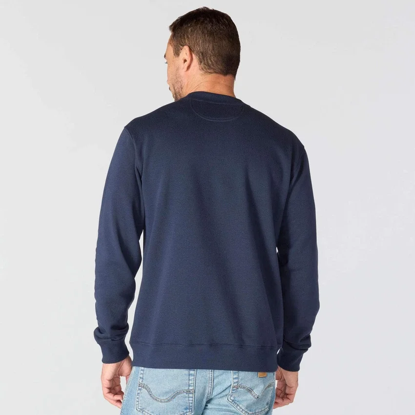 Sawyer Graphic Script-Sweatshirt met ronde hals voor heren