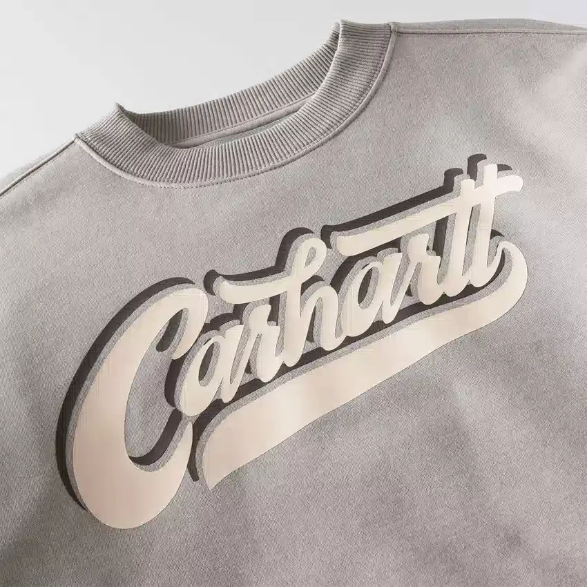 Sawyer Graphic Script-Sweatshirt met ronde hals voor heren